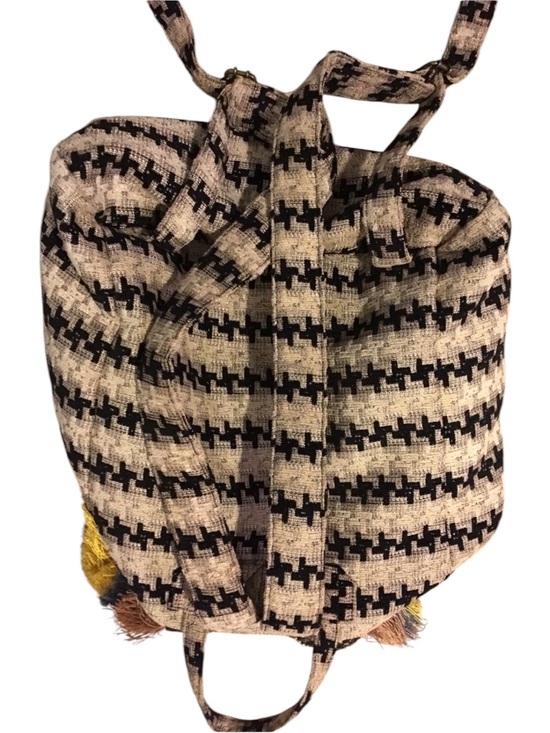 Rare Anthropologie Jasper & Jeera Embellished Beaded Backpack Boho Festival main image 4